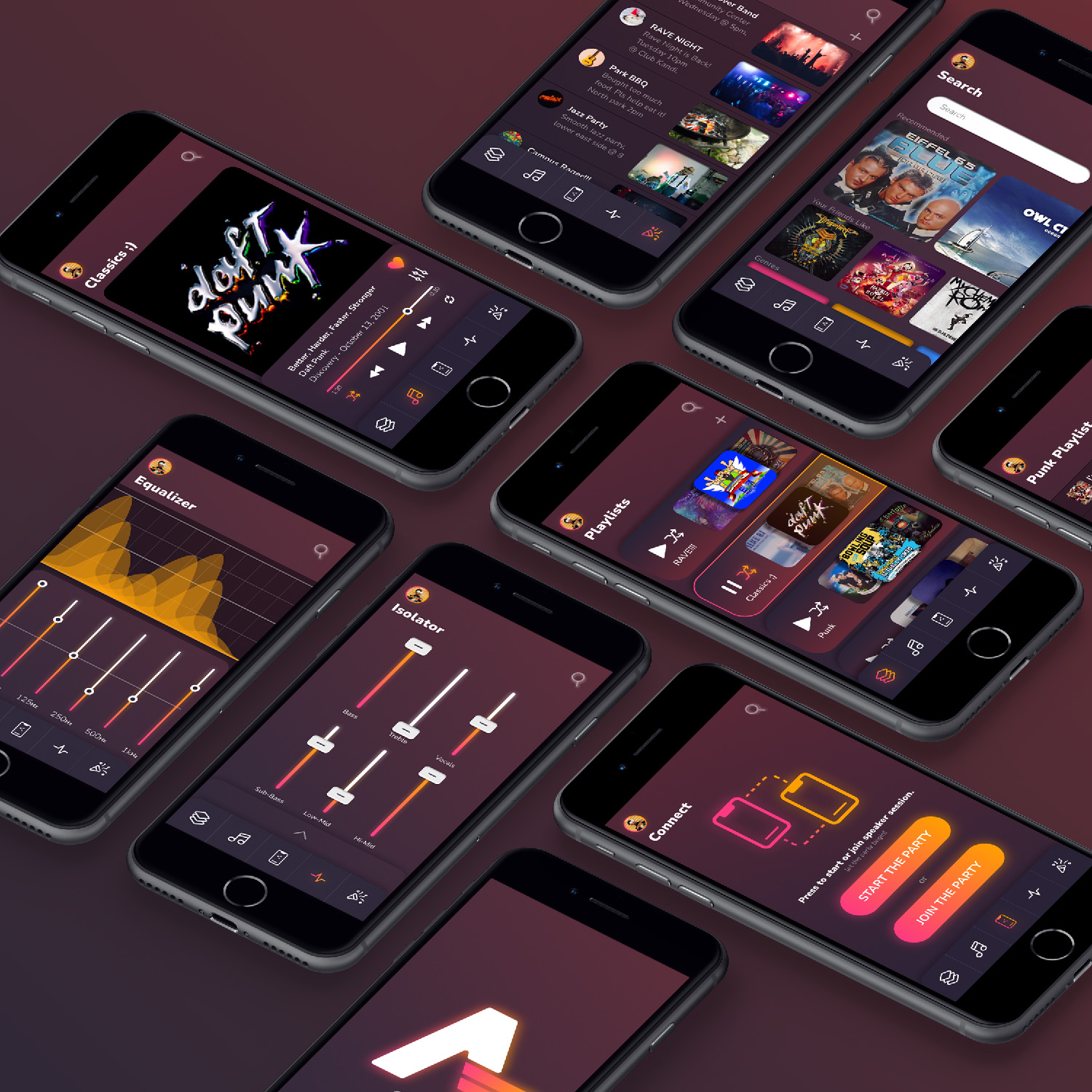 Amplitude App UI Design