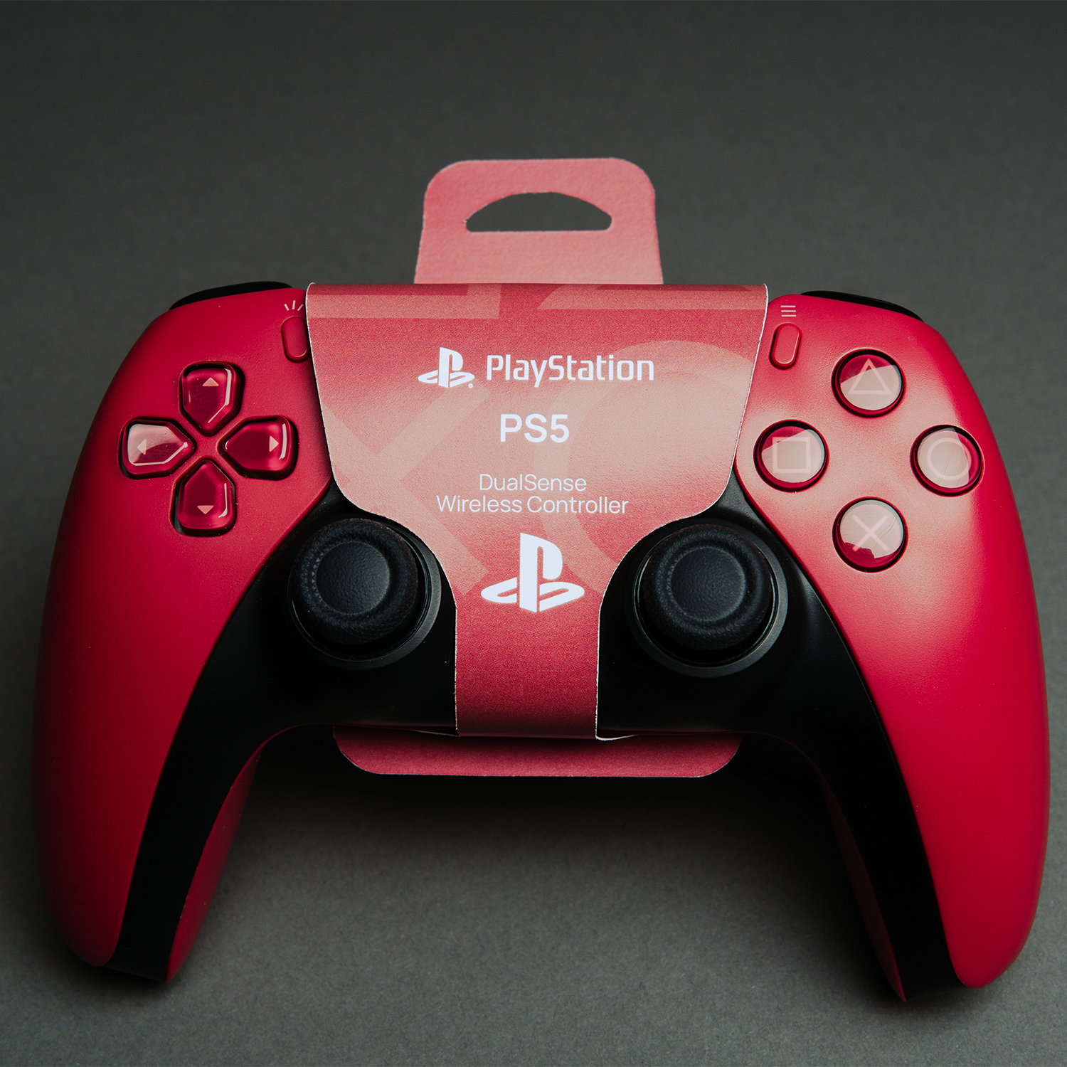 PS5 Controller Red Wrap 2