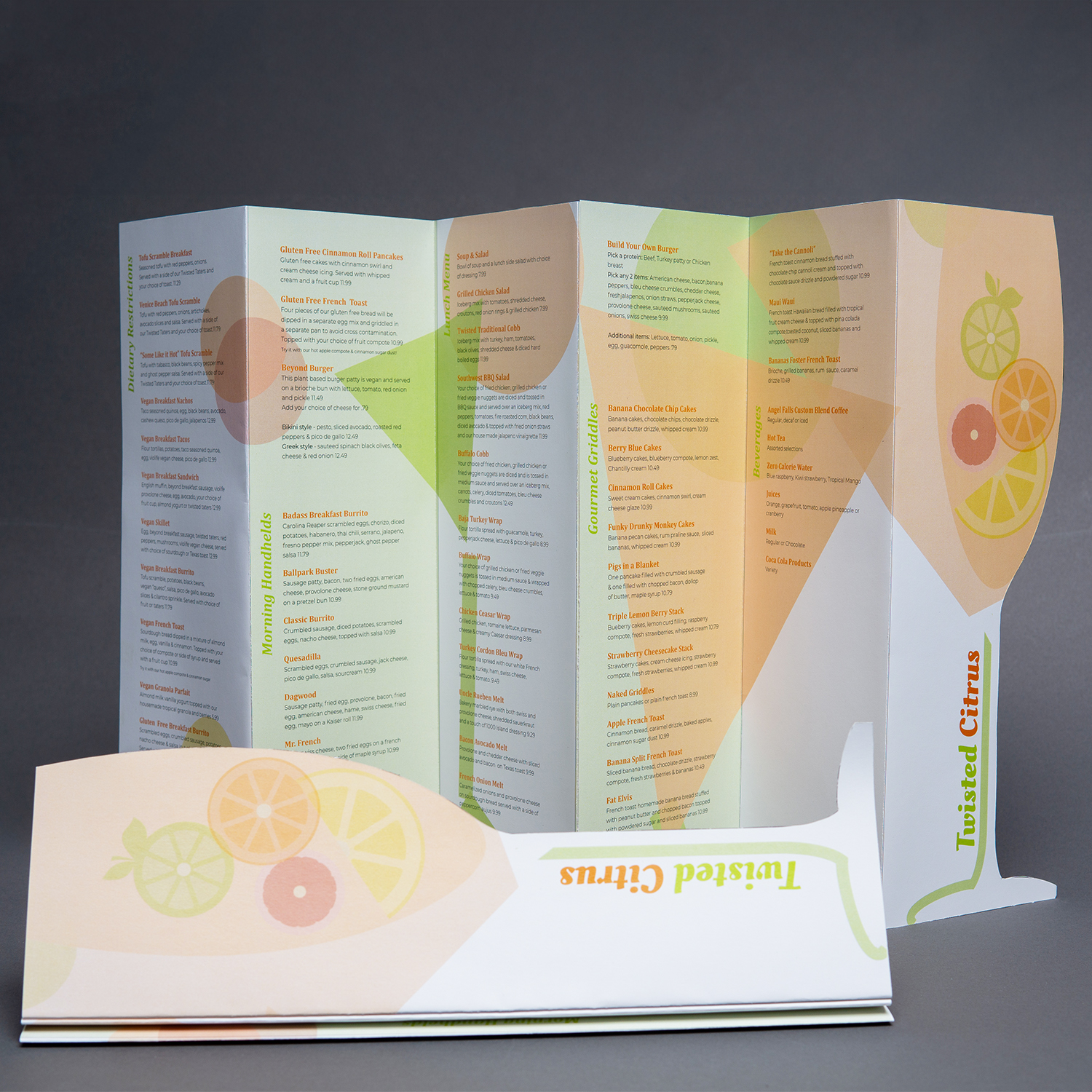 Twisted Citrus Menu 1